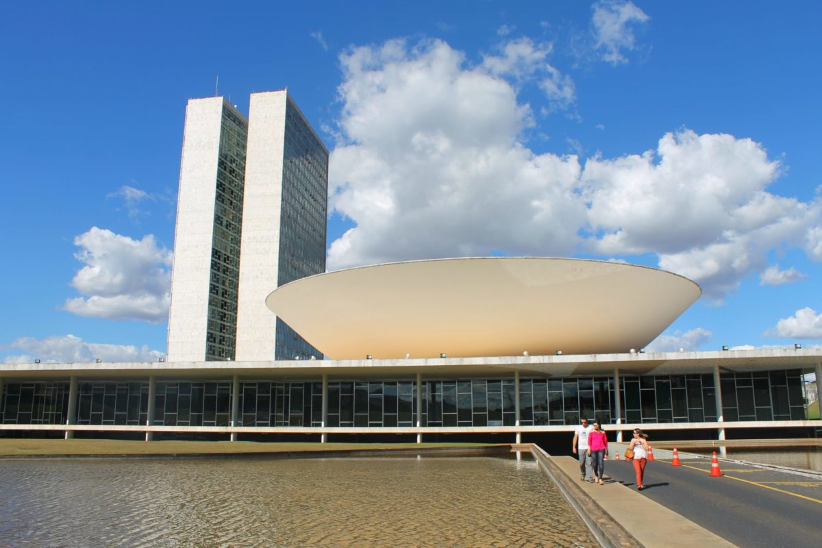Visita guiada ao Congresso Nacional, a casa dos legisladores em Brasília