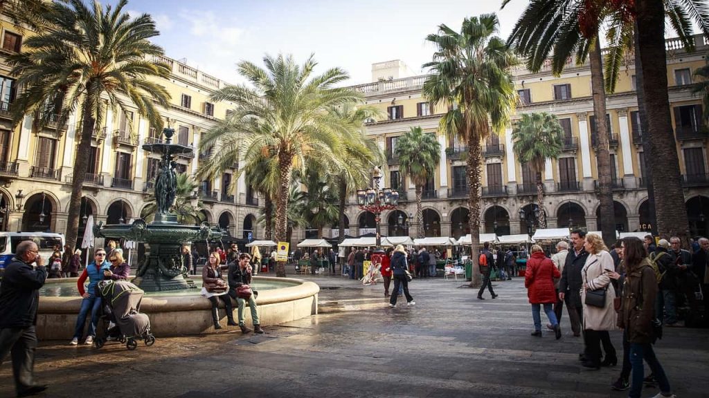 Bairro Gótico em Barcelona