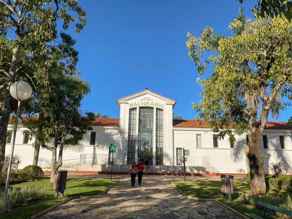 Parque das águas em São Lourenço MG