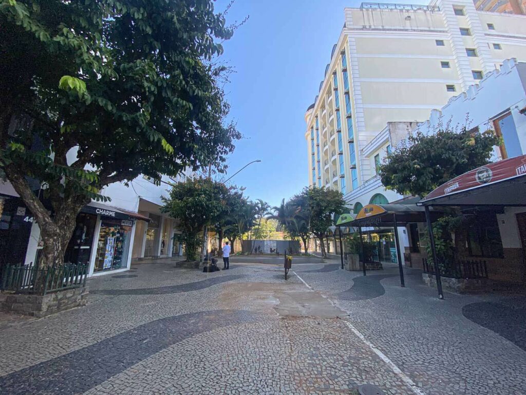 Calçadão de São Lourenço MG