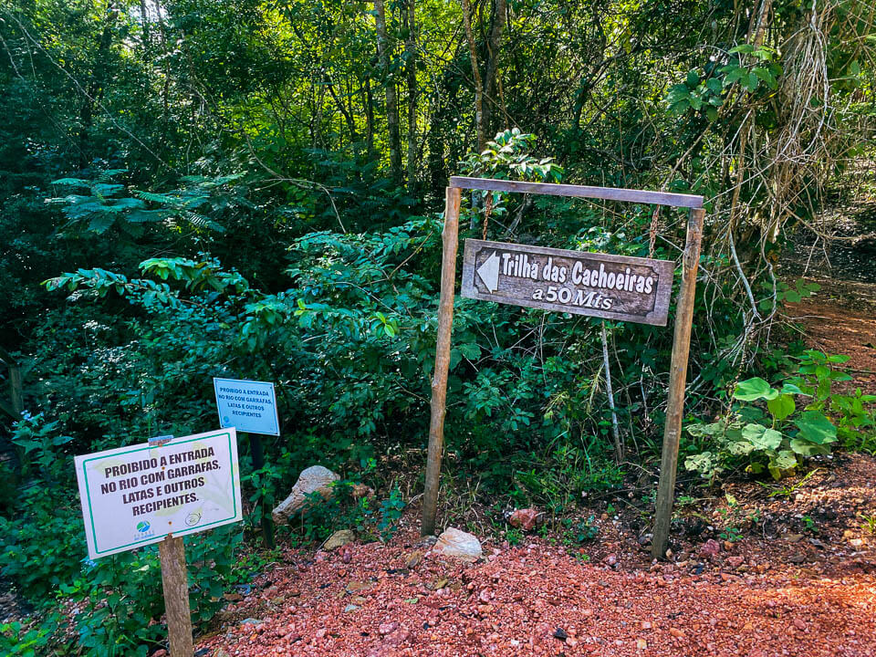 Parque das Cachoeiras em Bonito MS