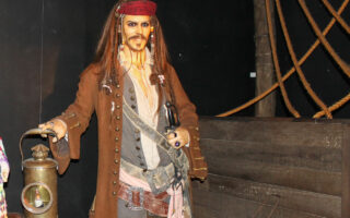 Museu de cera de Petrópolis - estátua Jack Sparrow