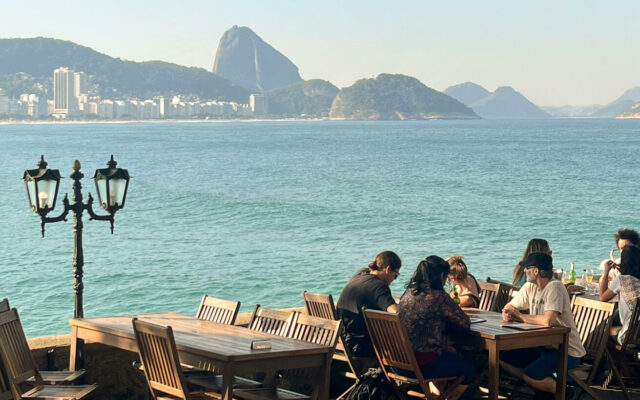 Restaurante com vista no Rio de Janeiro