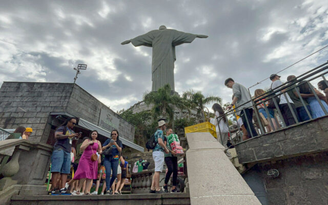 Escadas comuns Cristo Redentor