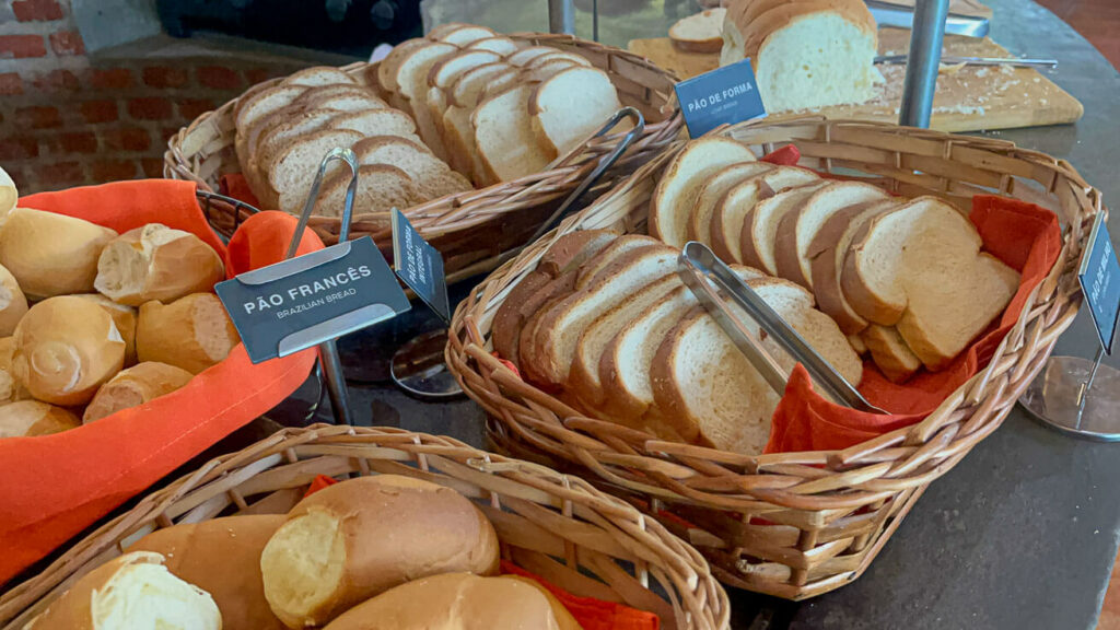 Buffet de Café da manhã no Areia que Canta