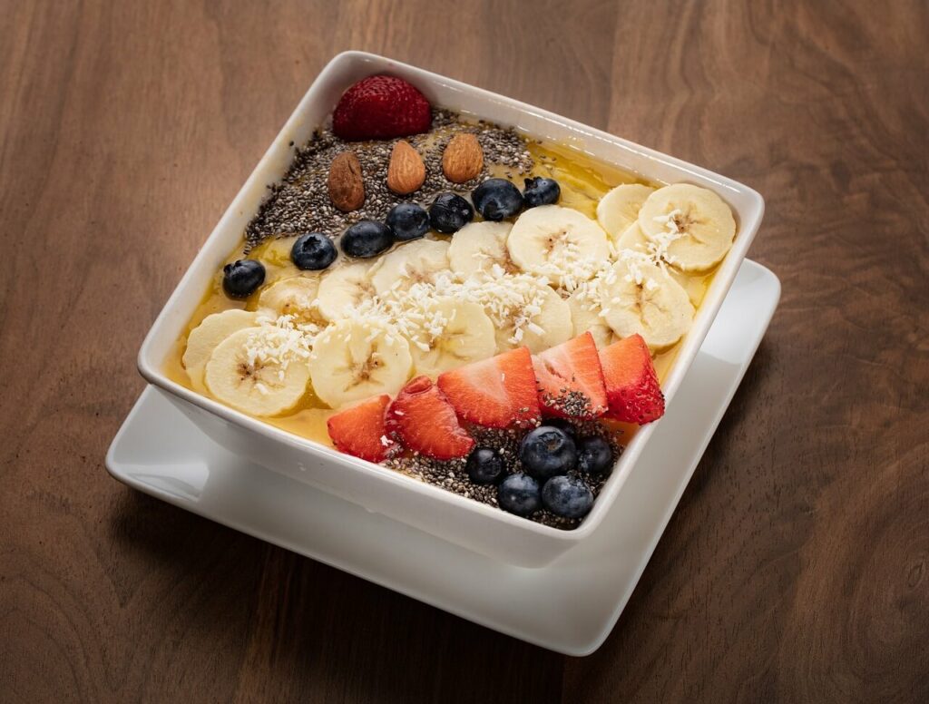 Smoothie bowl - café da manhaã americano