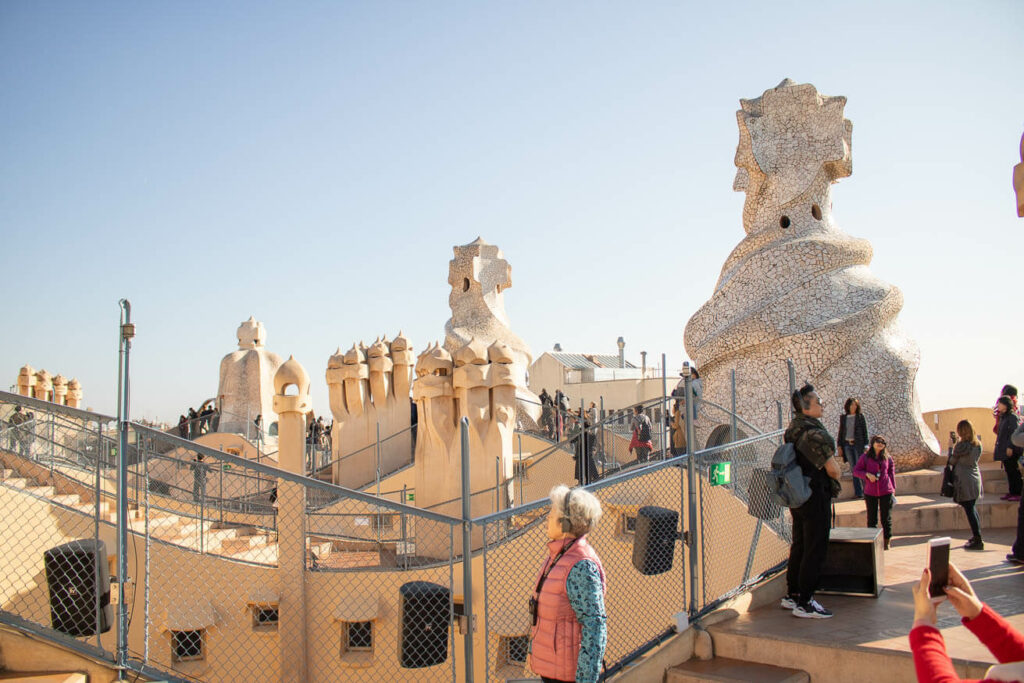 Terraço da Casa Milà Barcelona