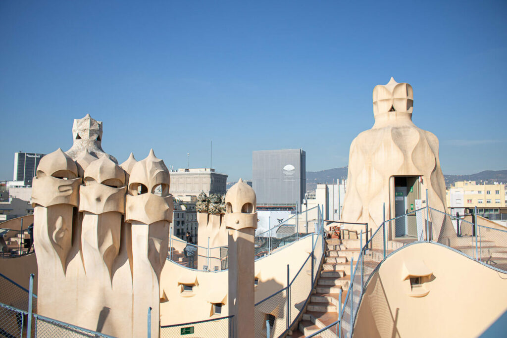 Terraço da Casa Milà Barcelona