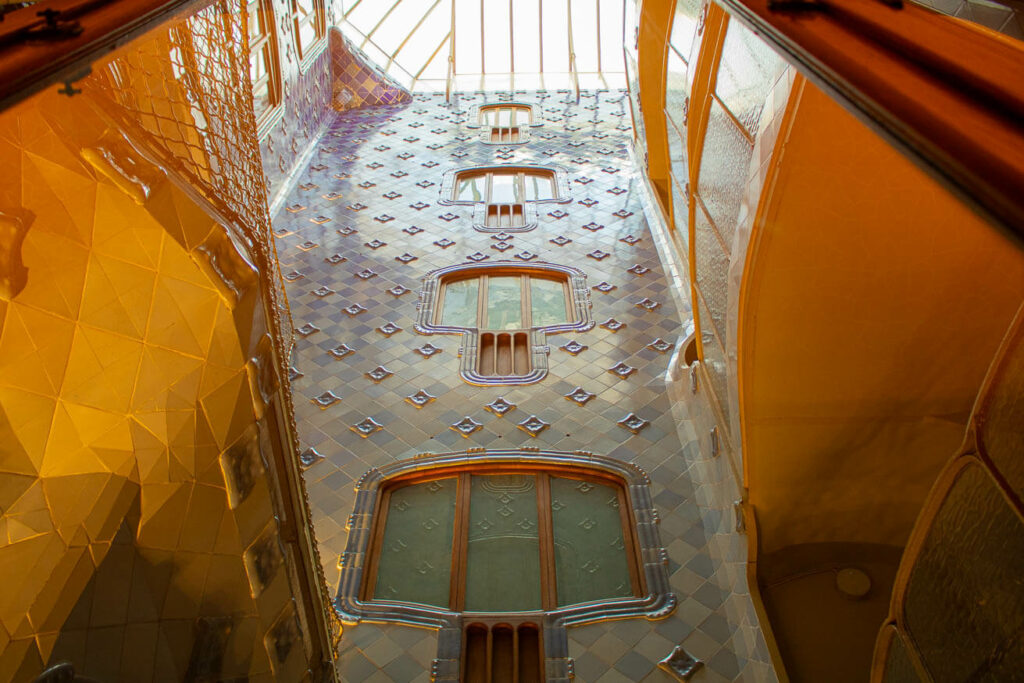 Pátio de Luz na Casa Batlló