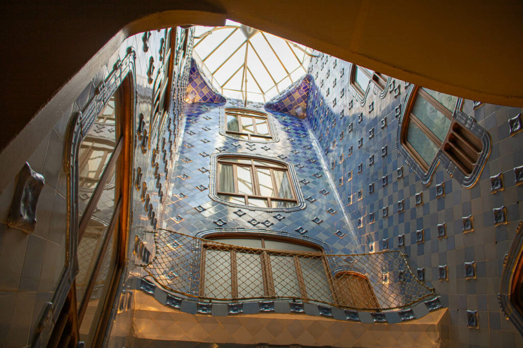 Pátio de Luz na Casa Batlló