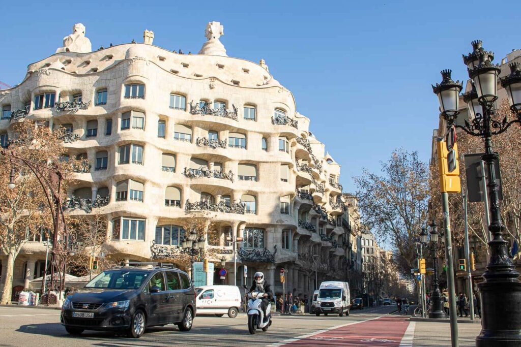 Casa Milà em Barcelona