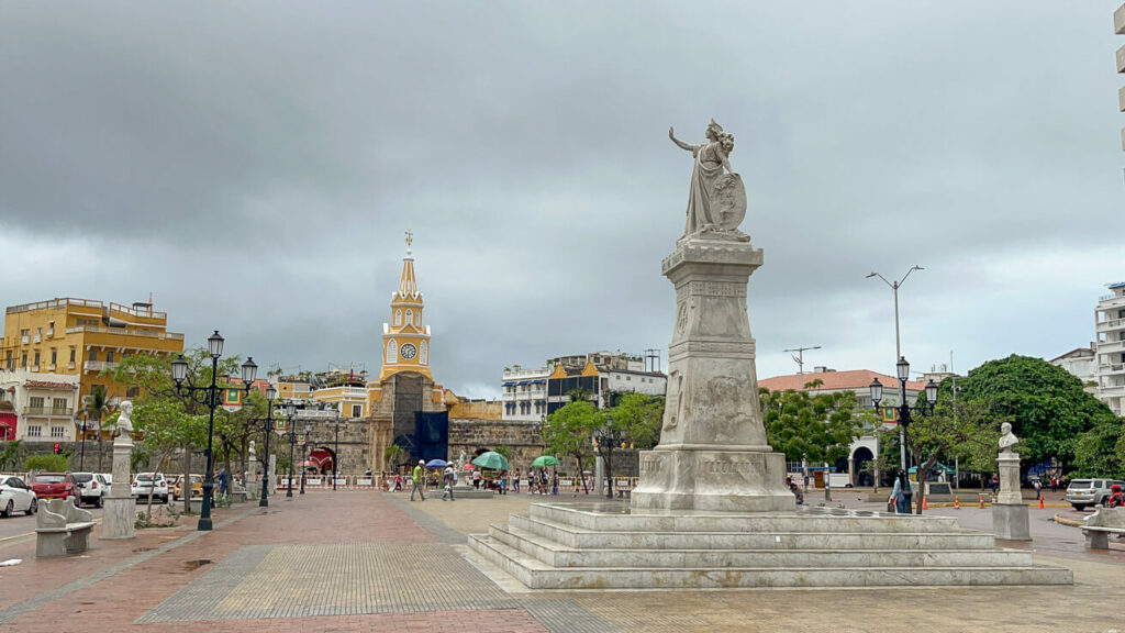 Fora das muralhas de Cartagena