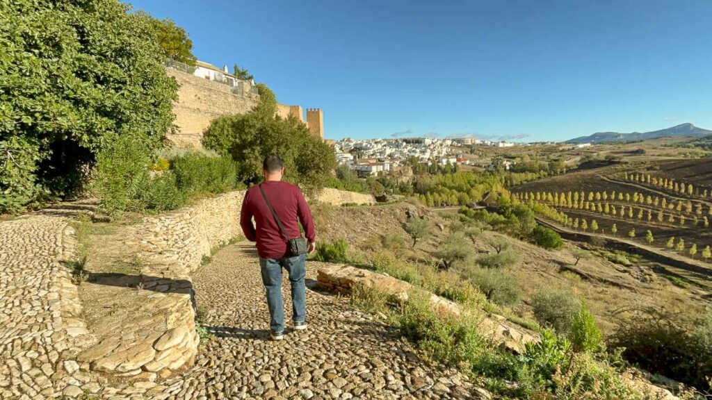 Caminho para os Banhos Árabes de Ronda