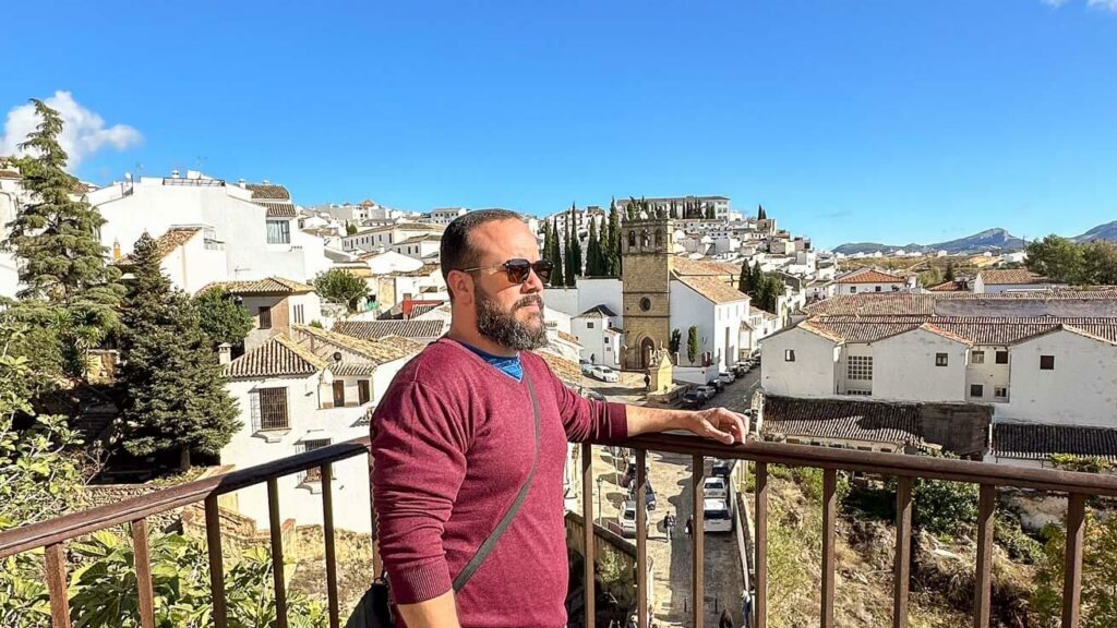 Vista do mirante no caminho da Calle Real, Ronda