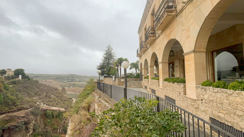 Mirador ao lado da Puente Nuevo de Ronda