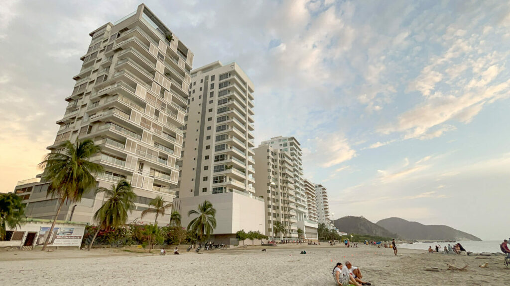 Playa de los Cocos em Santa Marta Colômbia