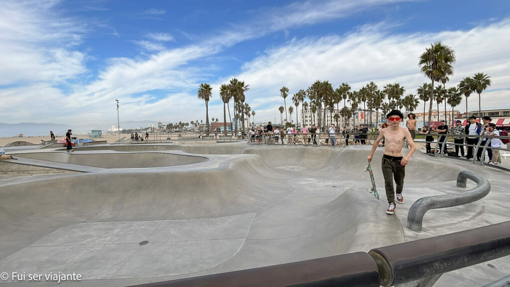 Pista de skate em Venice Beach Los Angeles